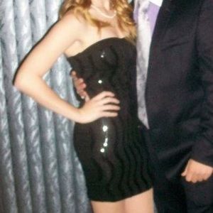 Adorable Papaya Black Sequin Dress 👗